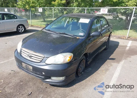 2003 Toyota Corolla S from USA, damaged, VIN 1NXBR32E53Z141910